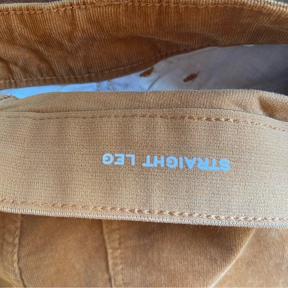 St. John Bay Corduroy Straight Leg Pants pumpkin color size 12 EUC - Picture 12 of 14